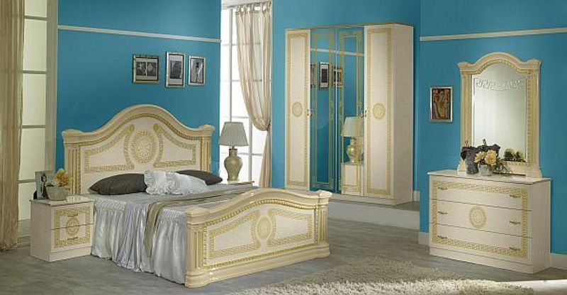 Ben Company New Serena Cream-Gold Bedroom