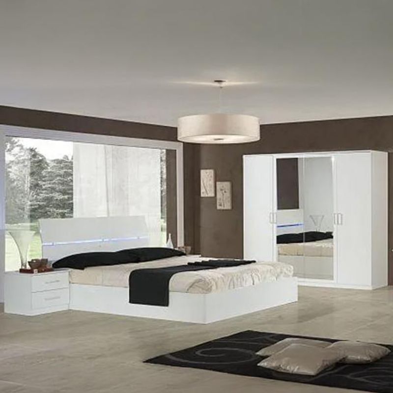 Ben Simona White Bedroom