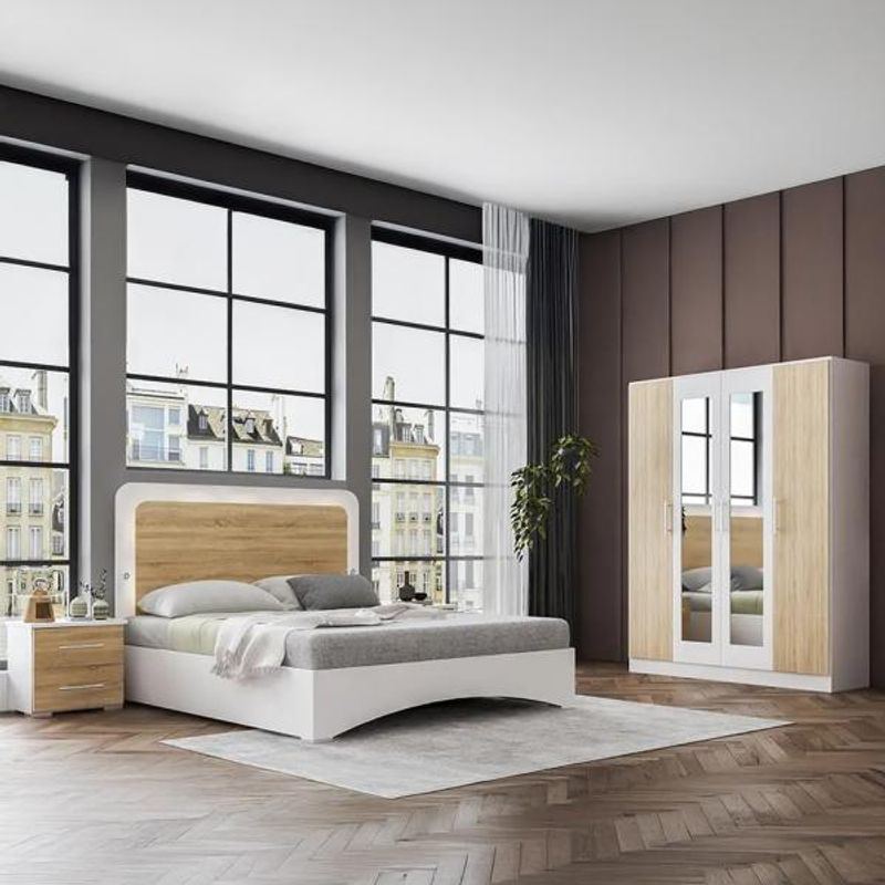 Ben Dalia Light Oak Bedroom