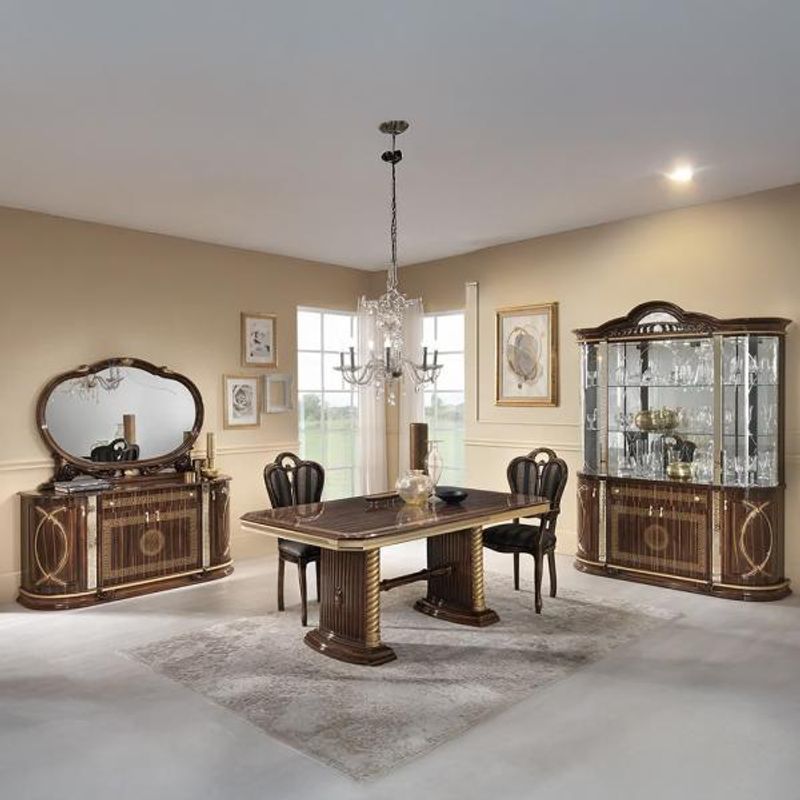 Ben New Venus Walnut and Gold Dining