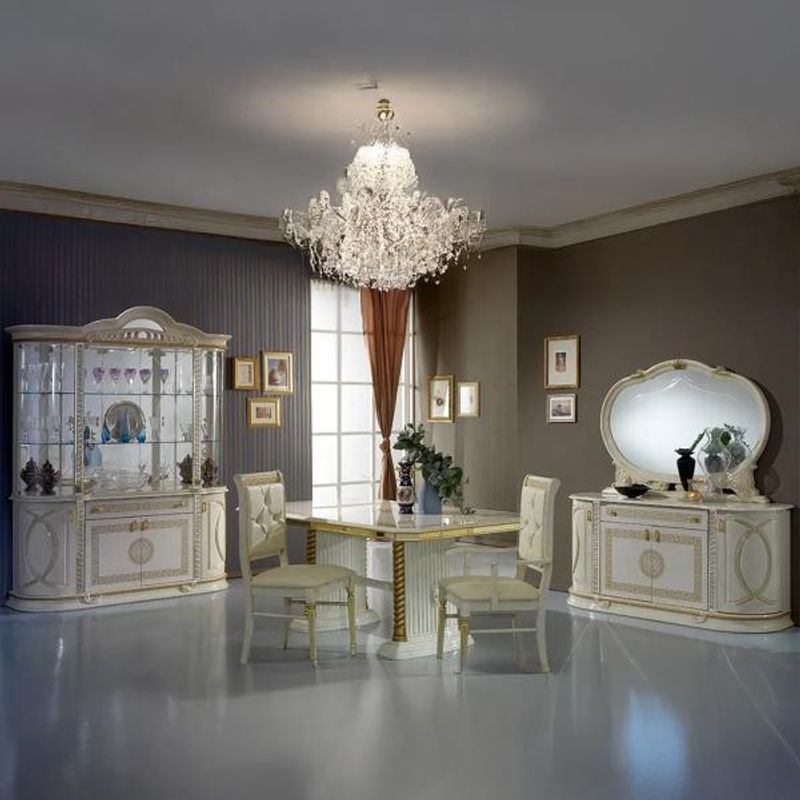 Ben New Venus Cream and Gold Dining
