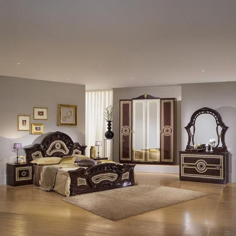 Ben Sara Mahogany Bedroom