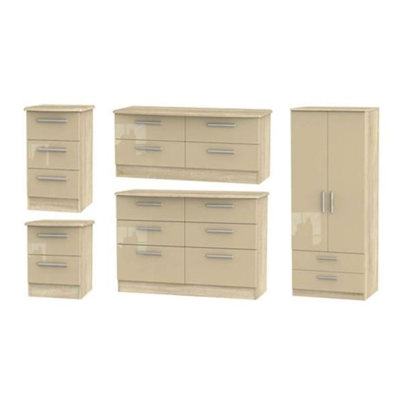 Knightsbridge High Gloss Mushroom and Bardolino