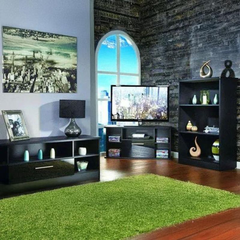 Knightsbridge High Gloss Black Living