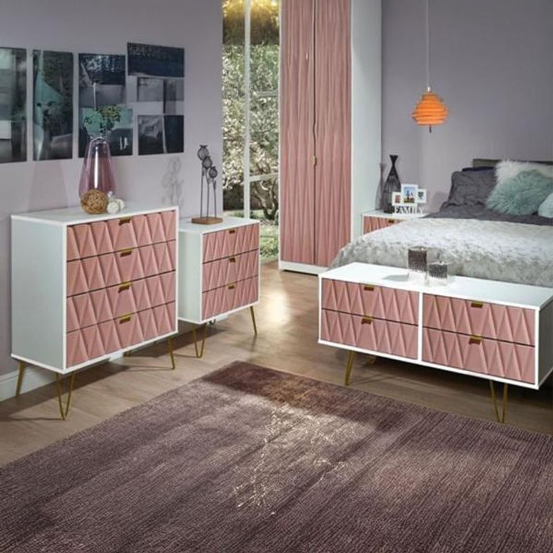 Diamond Kobe Pink and White Matt