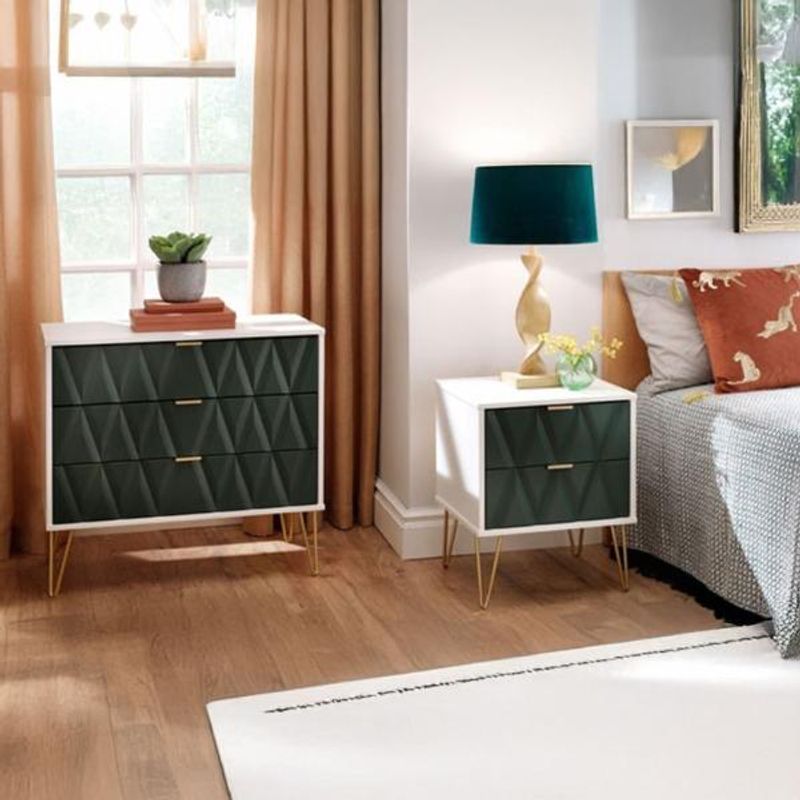 Diamond Black and White Matt