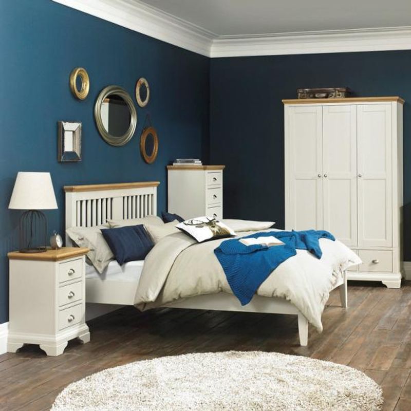 Bentley Designs Hampstead Soft Grey and Oak Bedroom