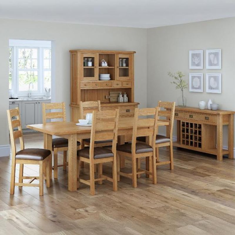 Global Home Salisbury Oak Dining Room