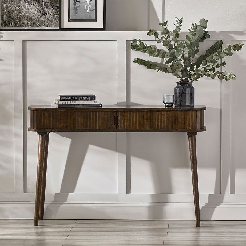 Dark Wood Hall Table