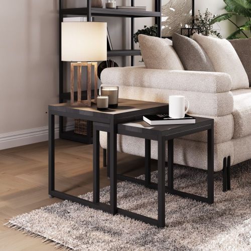 Black Nest of Tables