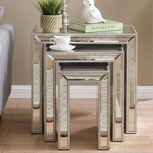 Mirrored Nest of Tables