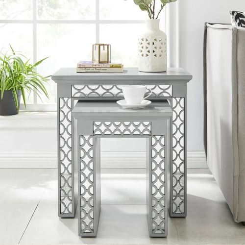 Mirrored Nest of Tables