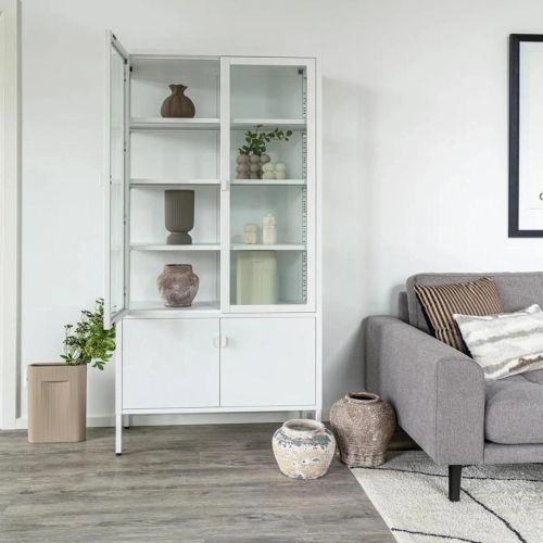 White Display Cabinet