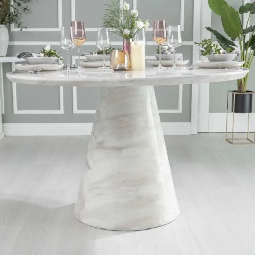 White Marble Round Dining Tables White Marble Round Dining Tables