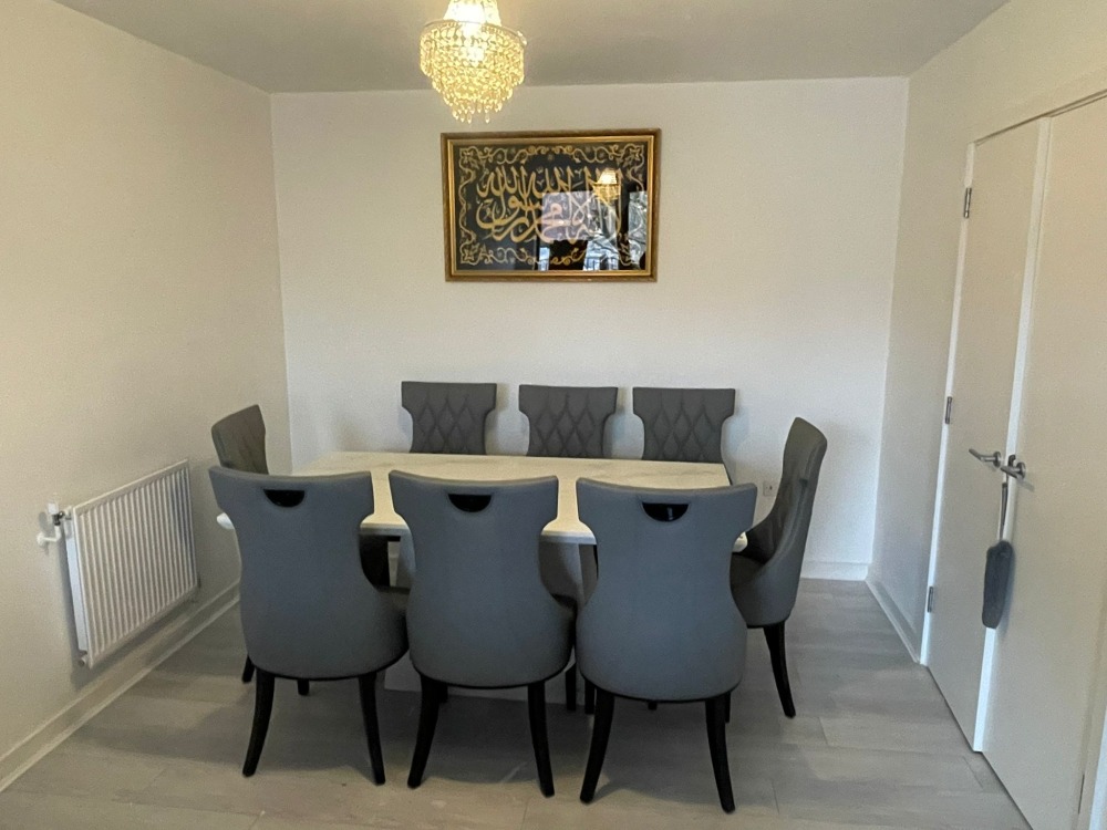 Milan Dining Table - White Marble - Sizes Available