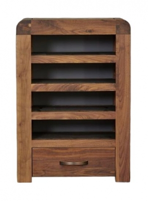 Product photograph of Shiro Walnut Entertainment Unit from Choice Furniture Superstore