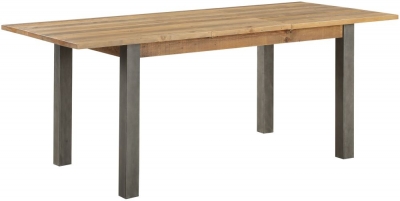 Product photograph of Urban Elegance Reclaimed Wood 6 Seater Extending Dining Table from Choice Furniture Superstore