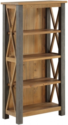 Product photograph of Urban Elegance Reclaimed Wood Small Bookcase from Choice Furniture Superstore