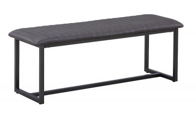 Product photograph of Vintage Leather Dining Bench from Choice Furniture Superstore