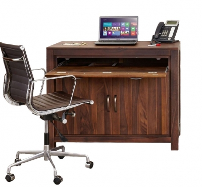 Product photograph of Mayan Walnut Home Desk from Choice Furniture Superstore