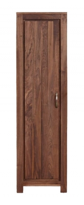 Product photograph of Mayan Walnut Tall Shoe Cupboard from Choice Furniture Superstore