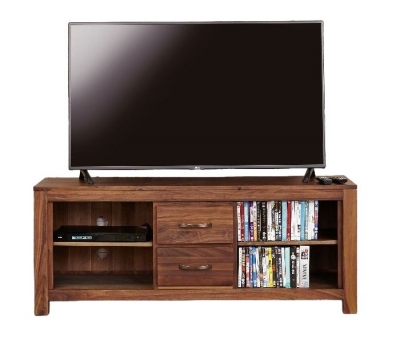 Product photograph of Mayan Walnut Wide Tv Unit from Choice Furniture Superstore