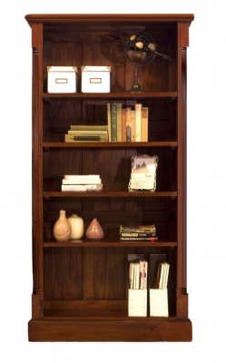 Product photograph of La Roque Mahogany Tall Bookcase from Choice Furniture Superstore