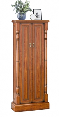 Product photograph of La Reine Mahogany Cd And Dvd Cupboard from Choice Furniture Superstore
