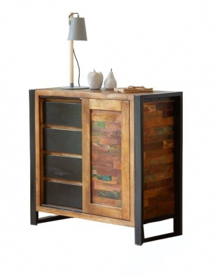 Product photograph of Urban Chic Reclaimed Home Storage Cupboard from Choice Furniture Superstore