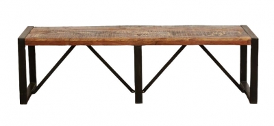 Product photograph of Urban Chic Reclaimed Large Dining Bench from Choice Furniture Superstore