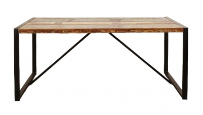 Urban Chic Reclaimed wood Large Dining Table - 6 Seater