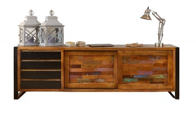 Product photograph of Urban Chic Reclaimed Ultra Wide Sideboard from Choice Furniture Superstore