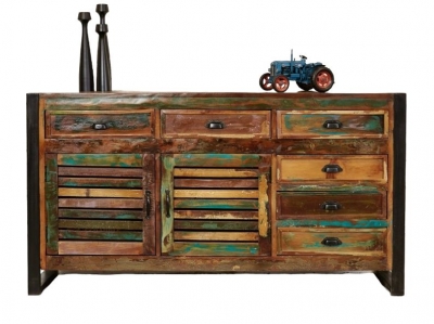 Product photograph of Urban Chic Reclaimed Wide Sideboard from Choice Furniture Superstore