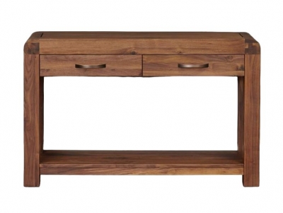 Product photograph of Shiro Walnut Console Table from Choice Furniture Superstore