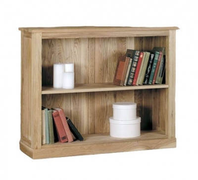 Product photograph of Mobel Oak Small Bookcase from Choice Furniture Superstore