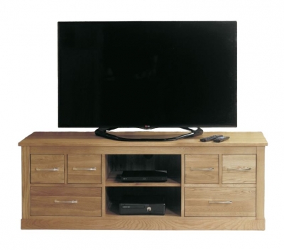 Mobel Oak Wide TV Cabinet