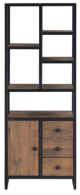 Ooki Modular Reclaimed Wood Tall Bookcase