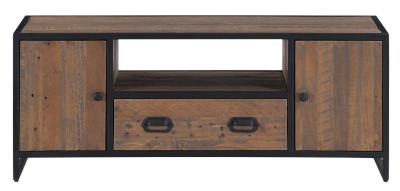 Ooki Reclaimed Wood 2 Door Tv Unit