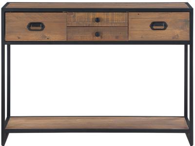 Ooki Reclaimed Wood 4 Drawer Console Table