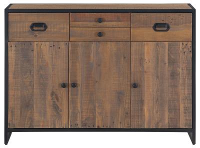 Ooki Reclaimed Wood Small Sideboard 3 Doors