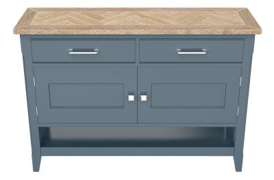 Signature Blue 120cm Small Sideboard 2 Doors