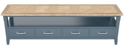 Signature Blue 180cm Tv Unit