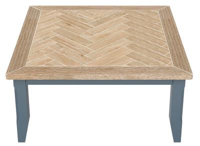 Signature Blue 50cm Square Coffee Table