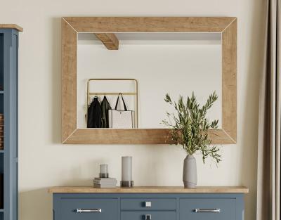 Signature Blue Wall Mirror 81cm X 111cm