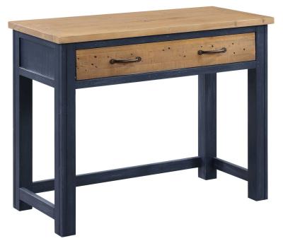 Product photograph of Splash Of Blue 1 Drawer Desk from Choice Furniture Superstore