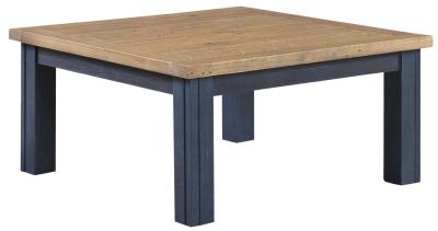 Splash Of Blue 70cm Square Coffee Table