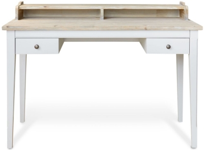 Product photograph of Signature Grey Painted Desk from Choice Furniture Superstore