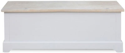 Product photograph of Signature Grey Painted Hallway Storage Bench from Choice Furniture Superstore