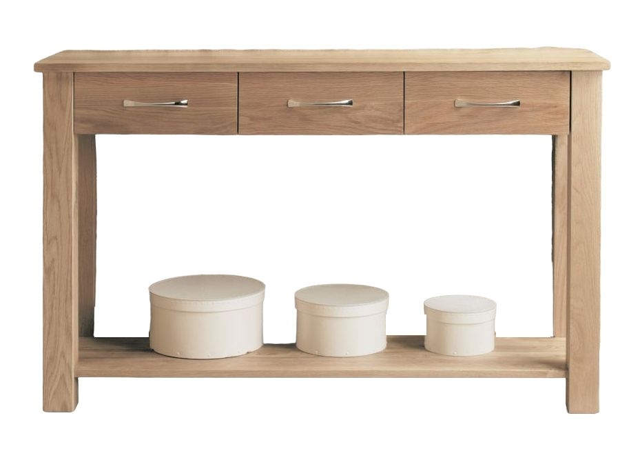 Mobel Oak Console Table