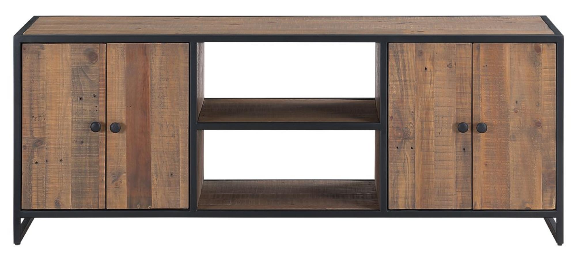 Ooki Reclaimed Wood 4 Door TV Unit